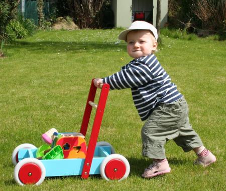 Promenade dans le jardin