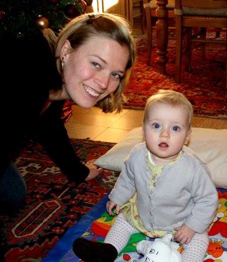 Maya a 8 mois et tient assise !